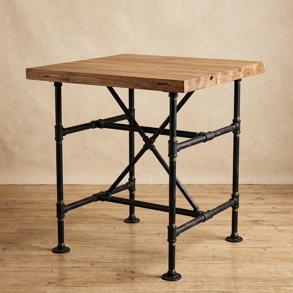 Dexter Industrial Gathering Table